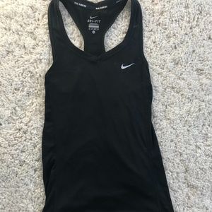 Women's Nike Running Dri-Fit Black Tank Top